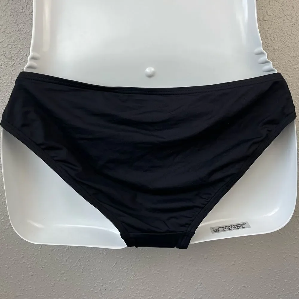 NWT MICHAEL Michael Kors Black Swim Bottoms Sizes XS, M or L